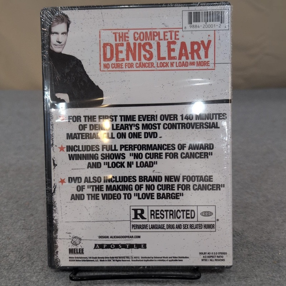 The Complete Denis Leary Limited Collector's Edition DVD No Cure For Cancer‎ New - Picture 2 of 2
